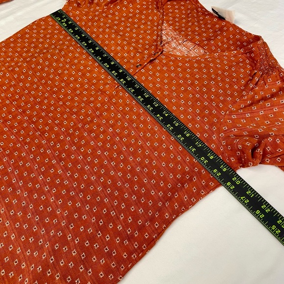 Universal Thread Terracotta Blouse, Size XS - Picture 5 of 7